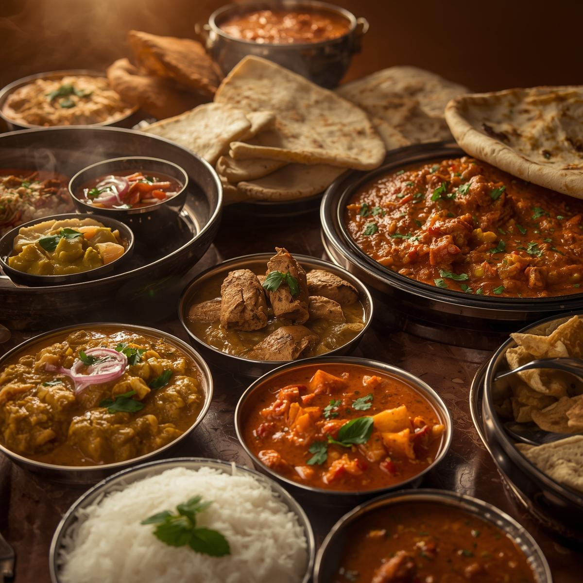 Dalchini Kitchen authentic Indian cuisine delivery bags - fresh biryani, curry, and Indian food